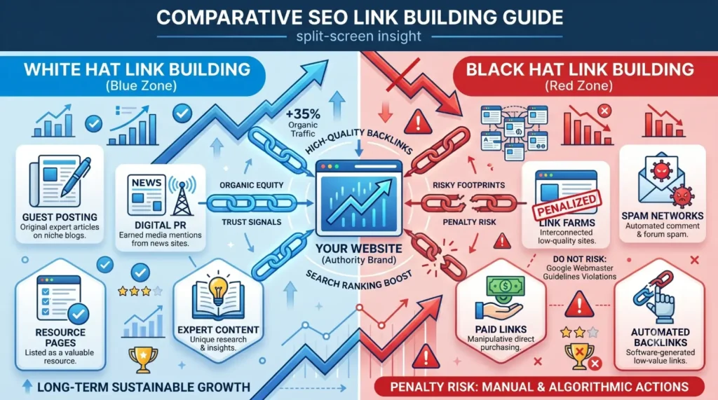 Link Building Strategies for acquiring High Authority Backlinks and improving SEO rankings