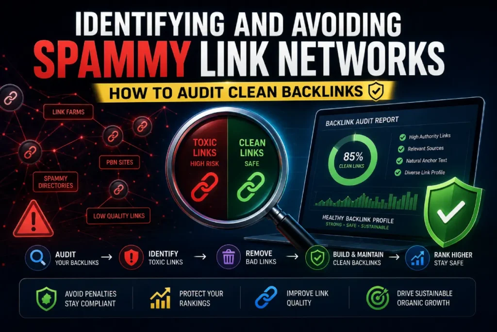 Identifying and Avoiding Spammy Link Networks | How to Audit Clean Backlinks